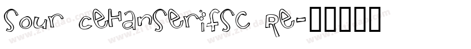 Sour ceHanSerifSC Re字体转换